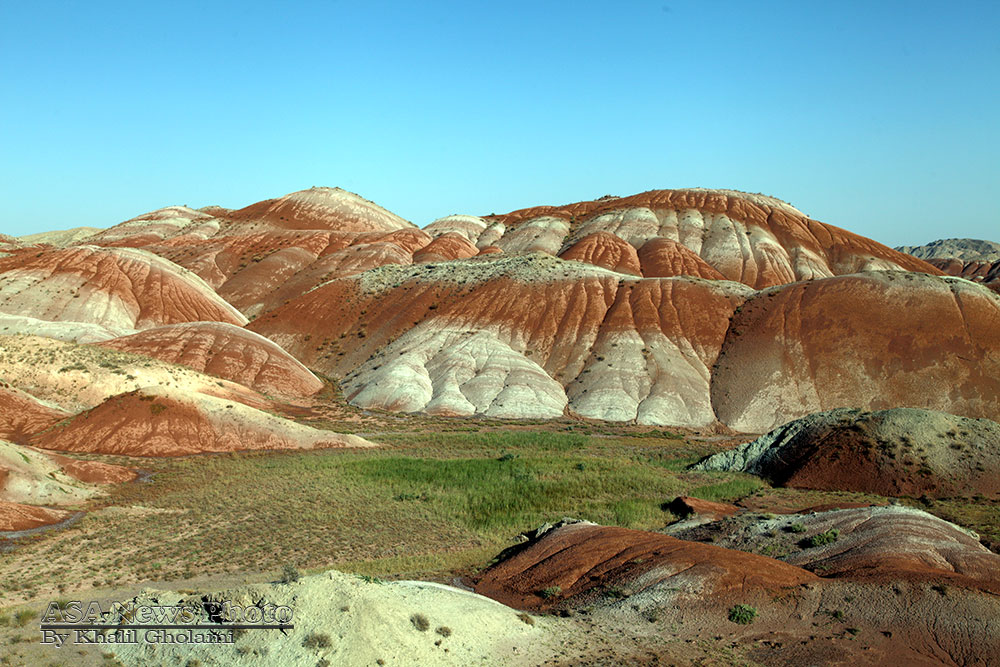 coloured mountains