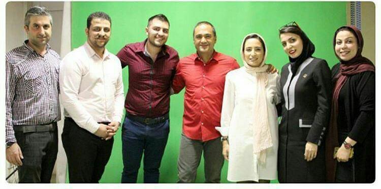 عکس آتلیه رامبد جوان و همسرش نگار جواهریان دست در دست هم