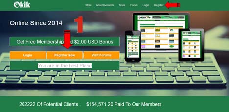 آموزش کار با سایت کلیکی okik