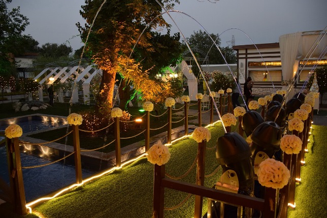 مجلس عروسی در شب
