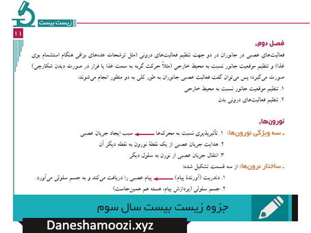 جزوه زیست بیست ( زیست 2 )
