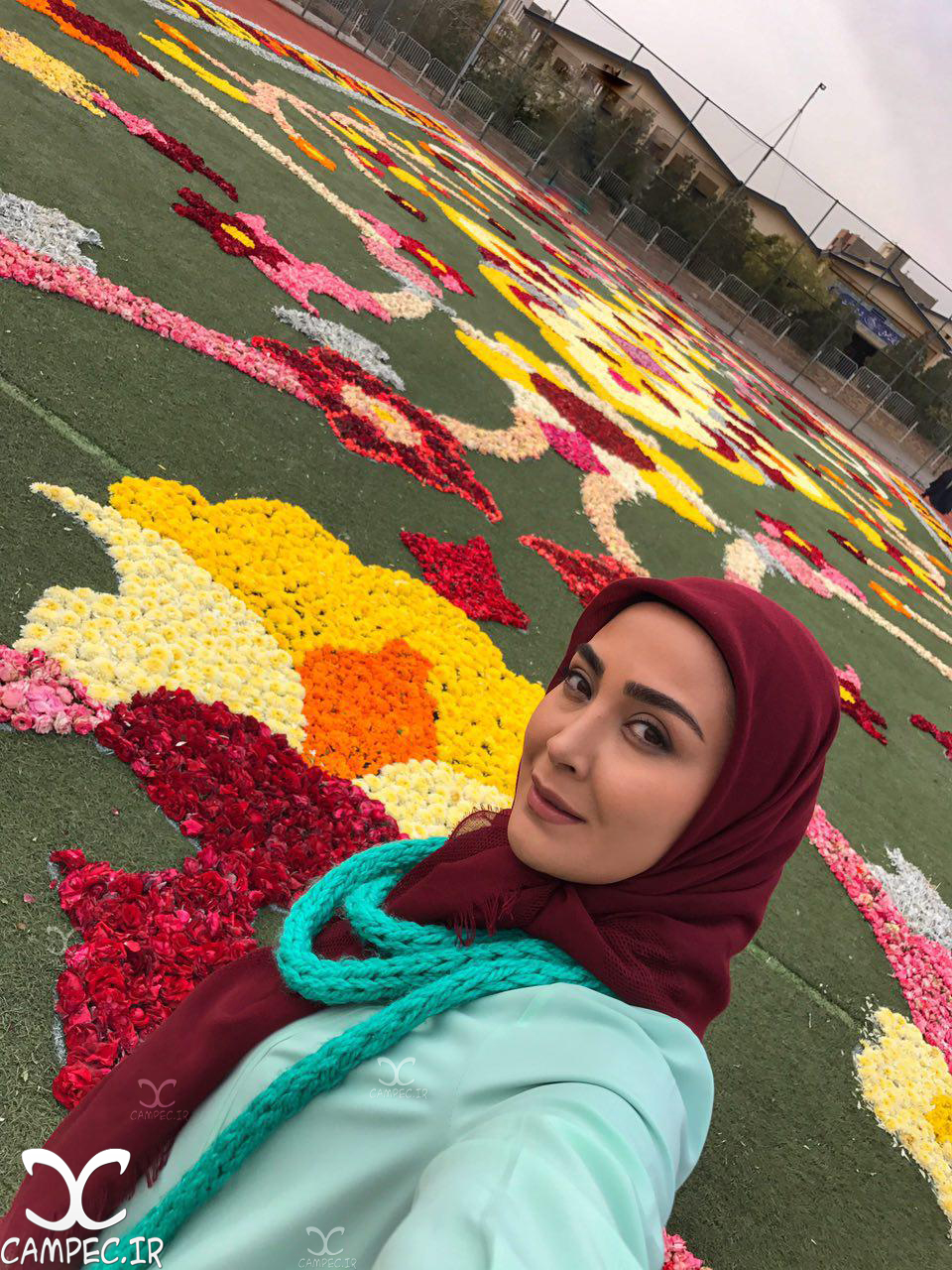 مریم معصومی سر صحنه سریال مرز خوشبختی