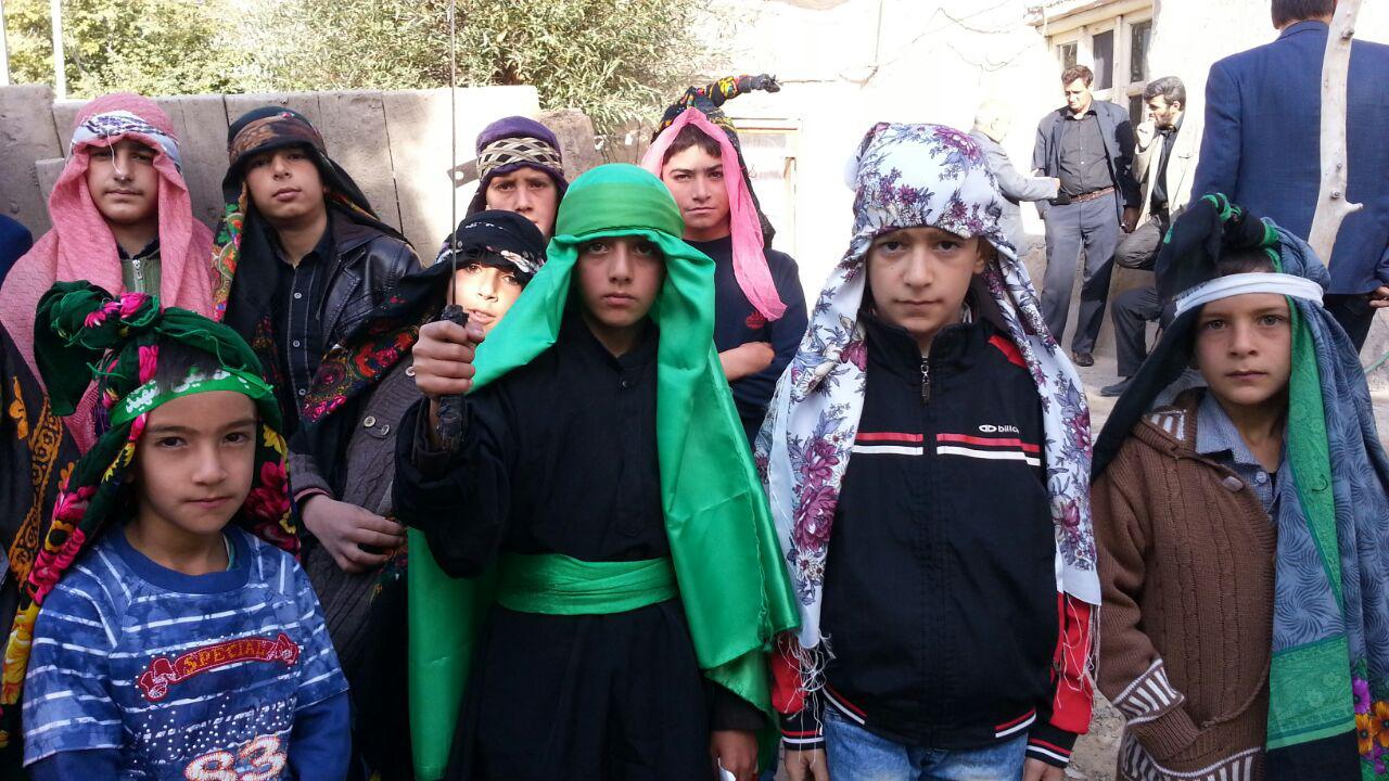 عاشورای میاب شبیه خوانان خردسال میاب