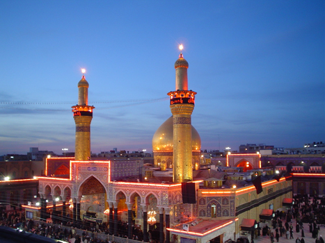 وبلاگ  راسخون بلاگ rasekhoon rasekhonblog   عکس زیبا از حرم نورانی امام حسین (ع) در شهر کربلا