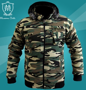 کاپشن ماسیما دیوتی طرح ارتشی Massimo Dutti Camouflage Coats