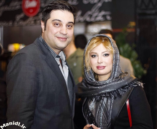 نیوشا ضیغمی با همسرش در اکران فیلم ما همه گناهکاریم