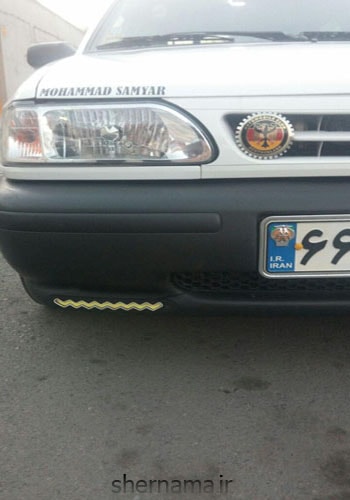 چشم چپ پراید اسپرت سفید
