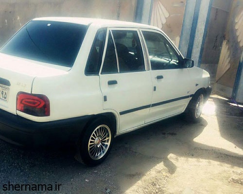 پراید سفید اسپرت عروسک