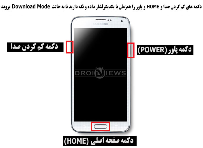 روش وارد شدن به حالت Download Mode گوشی و تبلت سامسونگ