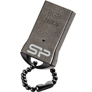 Silicon Power Touch T01 USB 2.0 Flash Memory - 16GB نقره ای