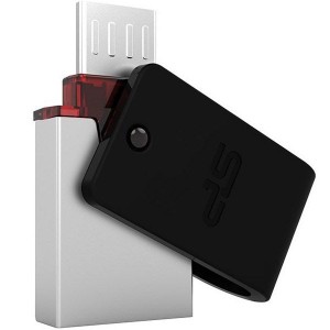Silicon Power Mobile X31 USB 3.0 OTG Flash Memory - 16GB نقره ای