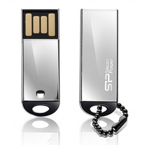 Silicon Power Touch 830 USB Flash Memory - 32GB نقره ای