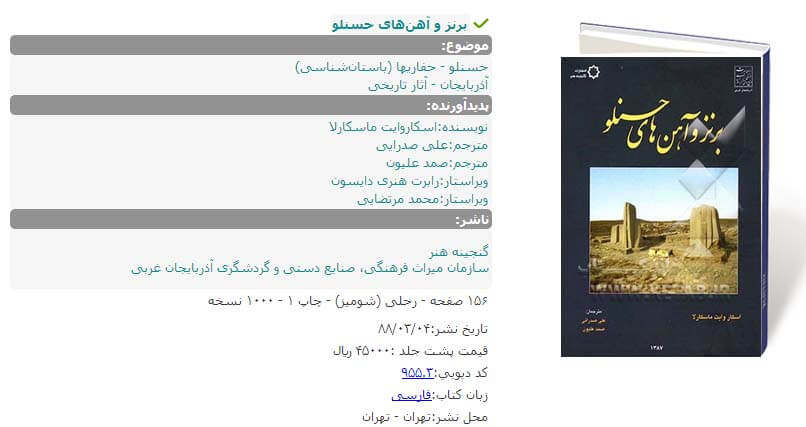 قاراپاپاق، سولدوز، نقده تپه حسنلو