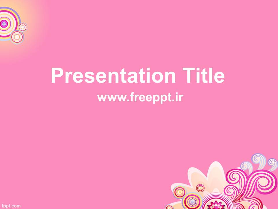 قالب پاورپوینت گل بهشت قالب پاورپوینت گل بهشت