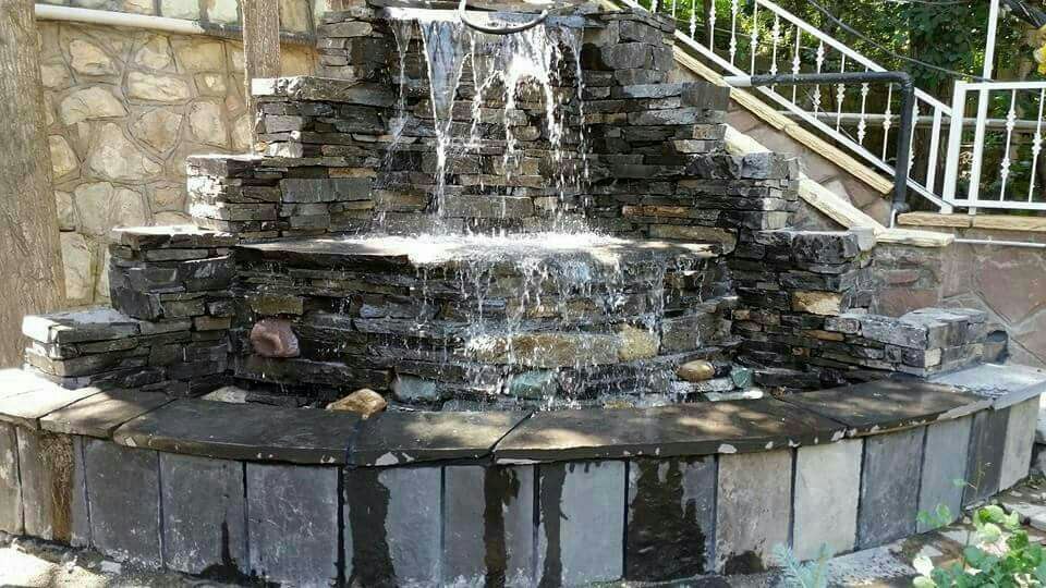 آبنما کاری پیمانکاری سنگ مالون جوینده.نصب سنگهای کوهی .پیمانکاری سنگ مالون جوینده 09124026545  09125067712