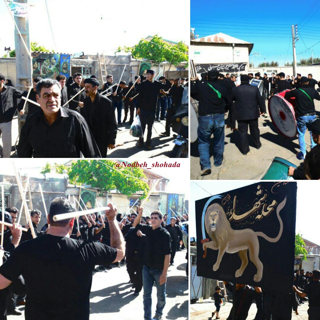 عکس علم بندان پهرآباد مراغه سوم محرم شاخسی