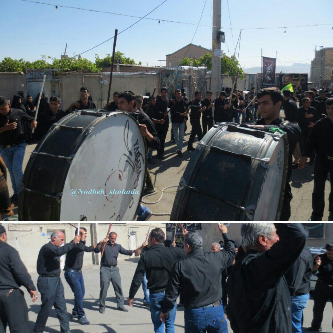 عکس علم بندان پهرآباد مراغه سوم محرم شاخسی