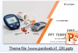 دانلود رایگان تم و قالب پاورپوینت تجهیزات پزشکی
