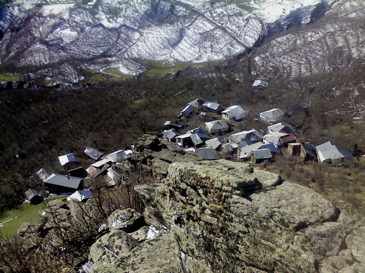 زمستان در روستا