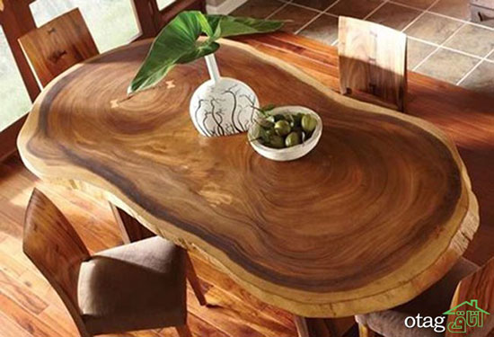 میز ناهارخوری چوبی