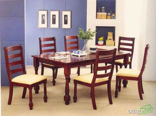 میز ناهارخوری چوبی