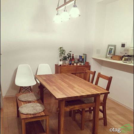 میز ناهارخوری چوبی