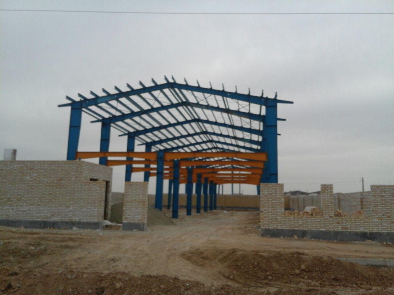 ساخت اسکلت فلزی