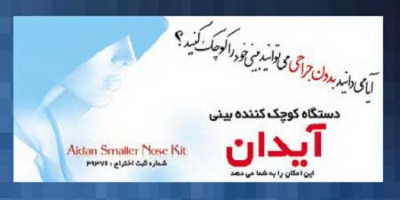 ید کوچک کننده بینی آیدان در شهر تهران و ارسال فوری