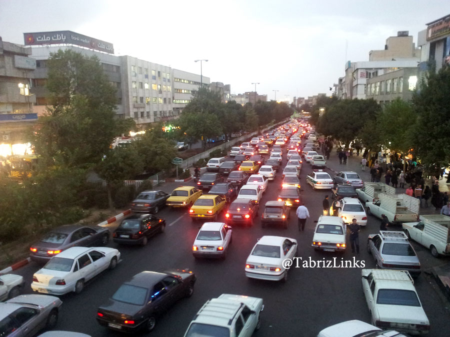 ترافیک بازار تبریز