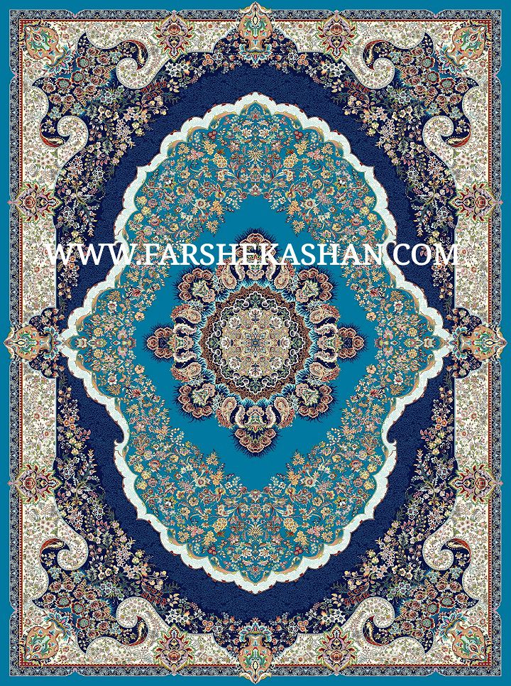فرش ماشینی بهاره کاربنی
