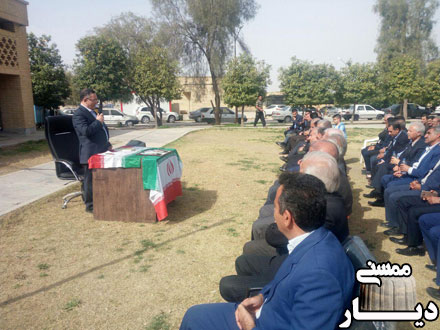 کلنگ زنی ساختمان استراحتگاه همراه بیمار در بیمارستان ولیعصرممسنی
