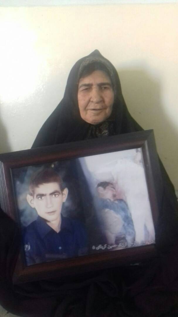 عکس مادرشهید علی زارعی وشهید زارعی وعکس  شهادت شهید زارعی