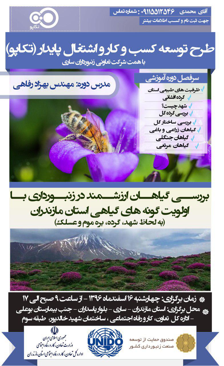 بهزاد رفاهی - گیاهان ارزشمند در زنبورداری 