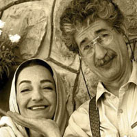 بهرام شاه محمدلو و همسرش راضیه برومند بهرام شاه محمدلو و همسرش راضیه برومند