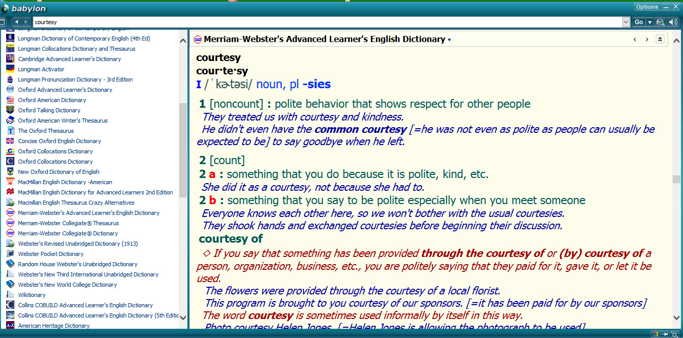 Merriam-Webster's Advanced Learner's English Dictionary Merriam-Webster's Advanced Learner's English Dictionary