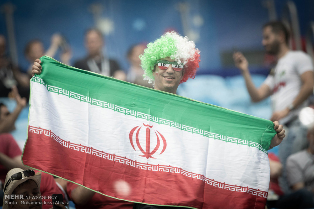 حجاب و ورزش, ایران, جام جهانی, مراکش, حجاب تماشاگران بازی ایران و مراکش