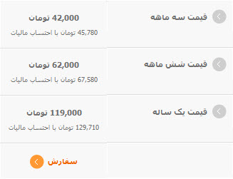 خرید هاست برنزی