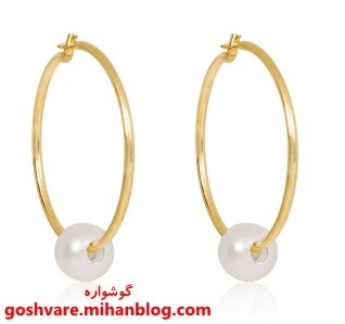 گوشواره حلقه ای طلا