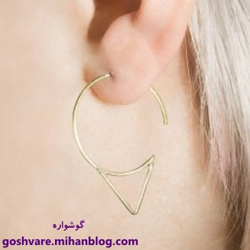گوشواره حلقه ای طلا