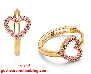 گوشواره حلقه ای طلا