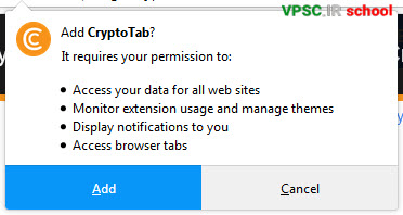 CryptoTab Add Permission