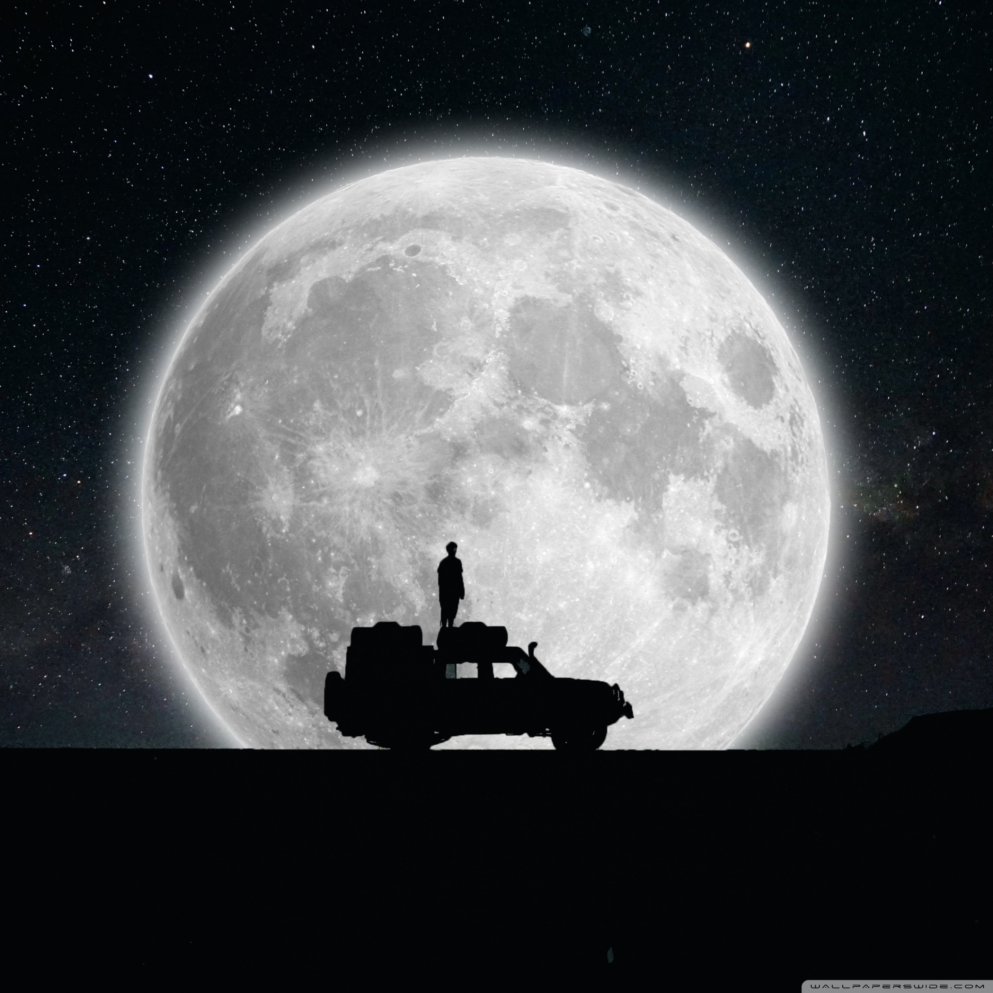 space_with_car_wallpaper