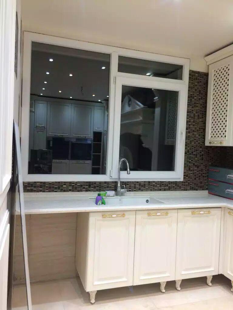 جایجایی بازشو پنجره آشپزخانه