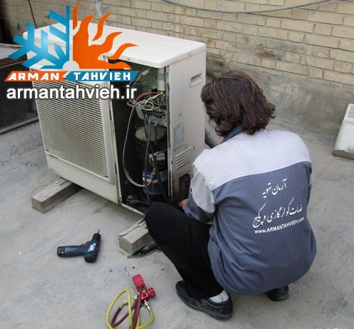 تعمیر کولر گازی توسط شرکت آرمان تهویه